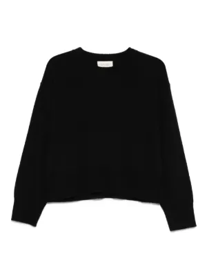 Helmut Lang カットアウト ファインニットセーター | ブラック