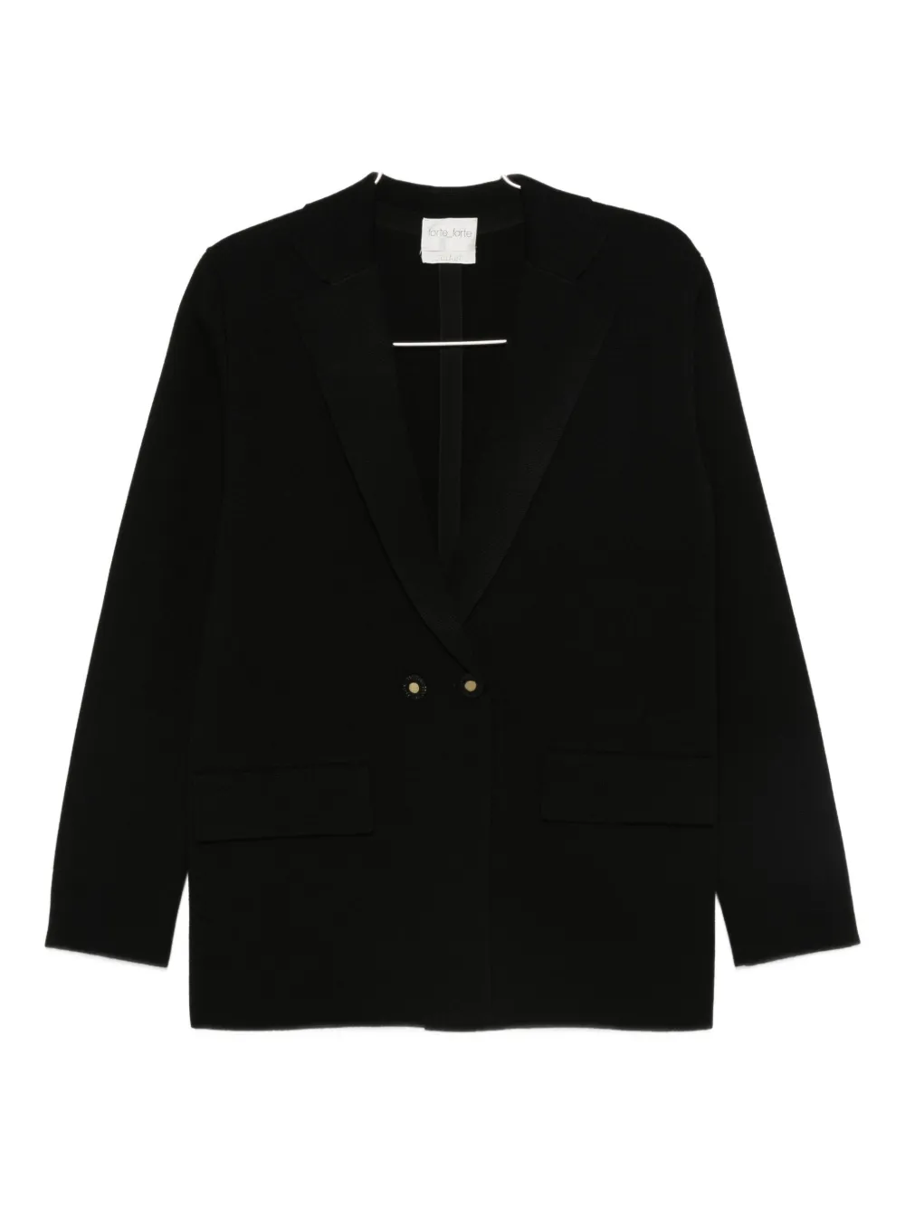 Forte Forte V-neck Blazer In Black
