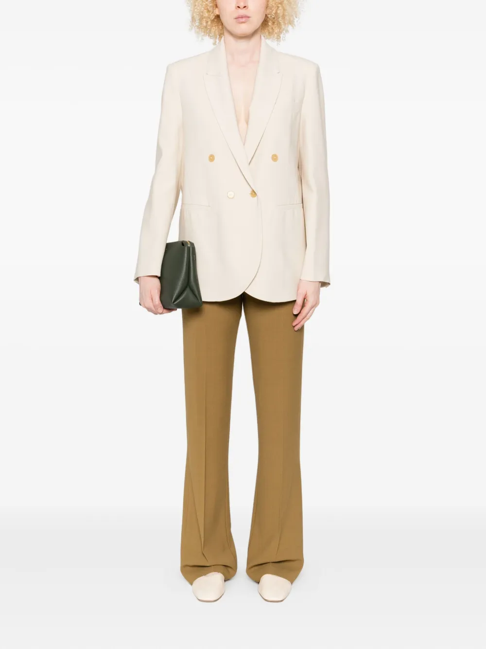 Forte pocket straight-leg trousers Bruin