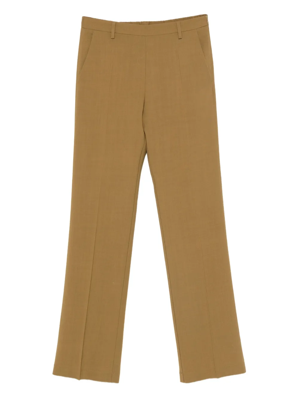 pocket straight-leg trousers