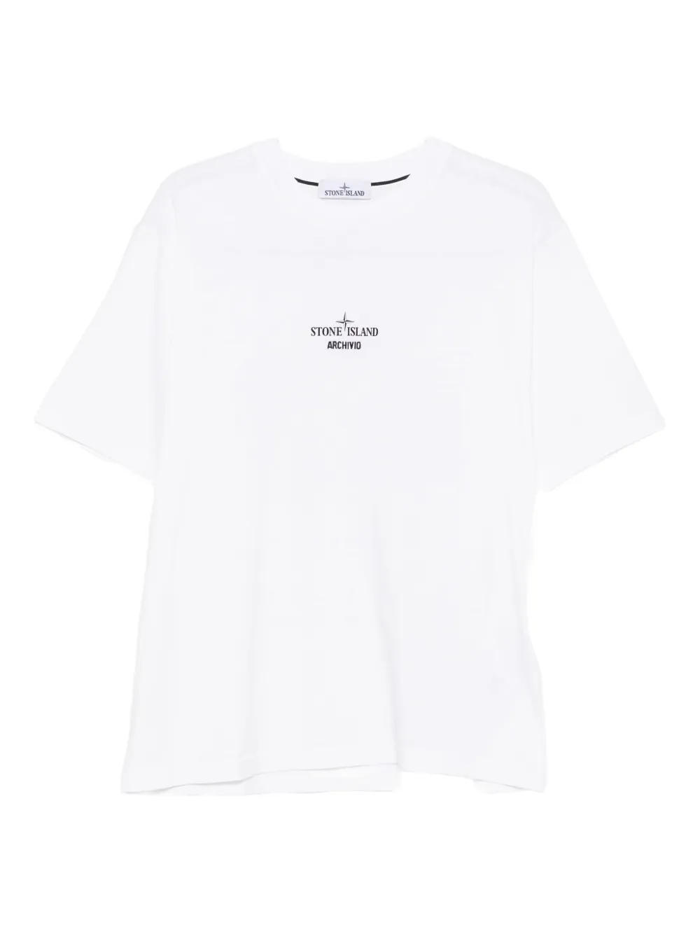 Stone Island 2100037 logo-print T-shirt Wit