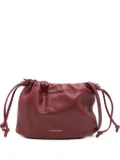 Strathberry Charlotte Drawstring calf-leather cross body bag - Red