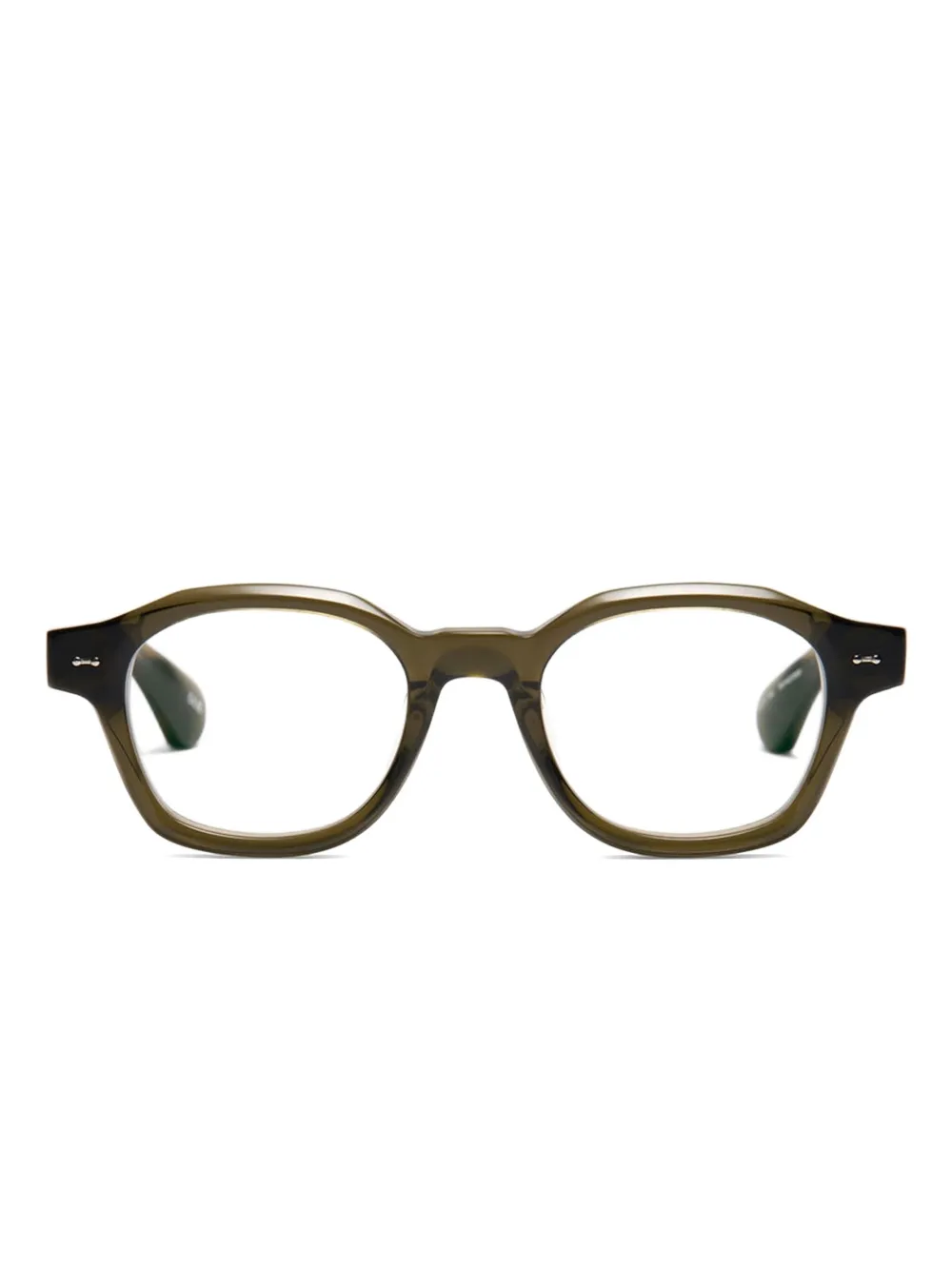 Peter & May Walk Skyloop round-frame glasses | Green | Image 1