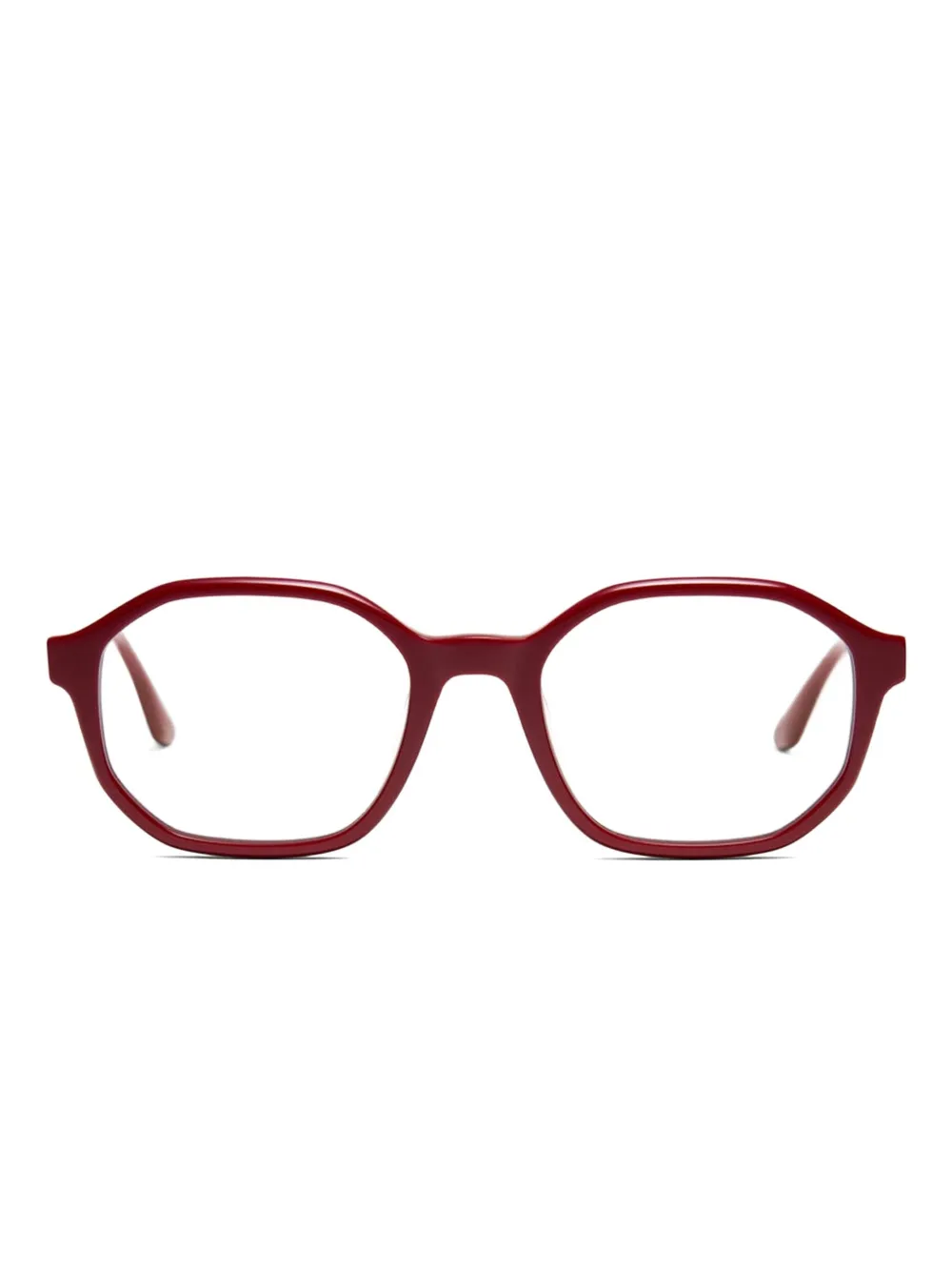Peter & May Walk Isabelle geometric-frame glasses | Red | Image 1