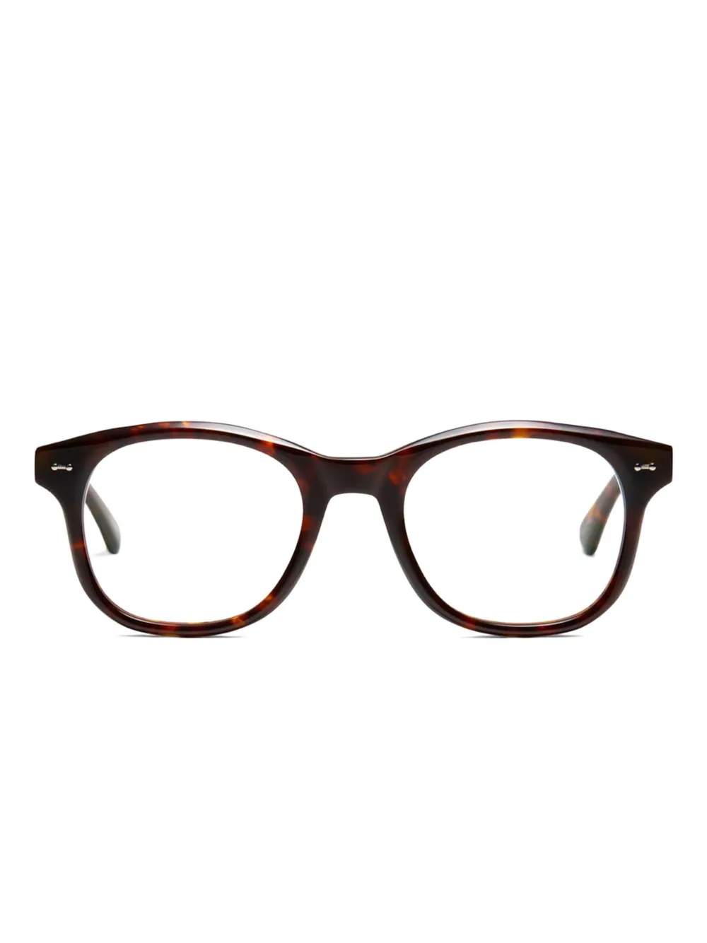 Peter & May Walk Unmute round-frame glasses | Brown | Image 1