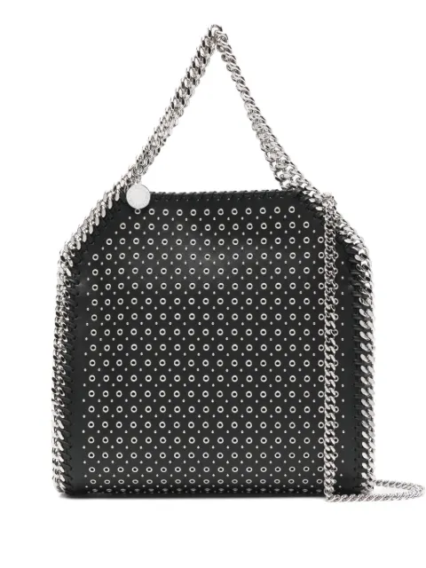 Stella McCartney Falabella eyelet-embellished chain tote bag