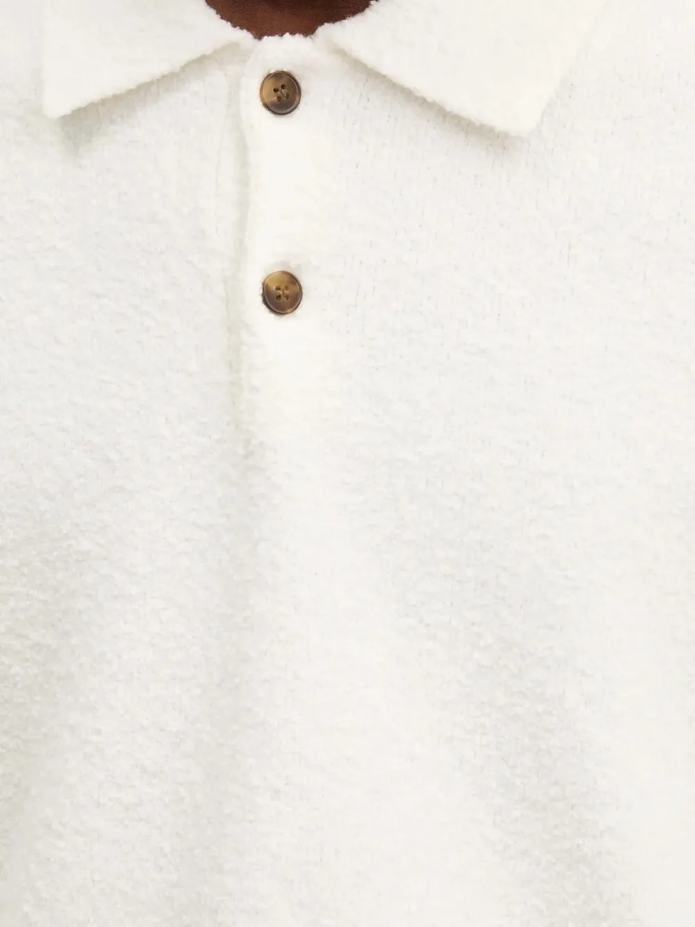 Samsoe & Samsoe Polo-collar Jumper In White