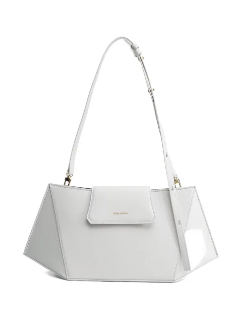 LIDIALUCILLA geometric flap shoulder bag