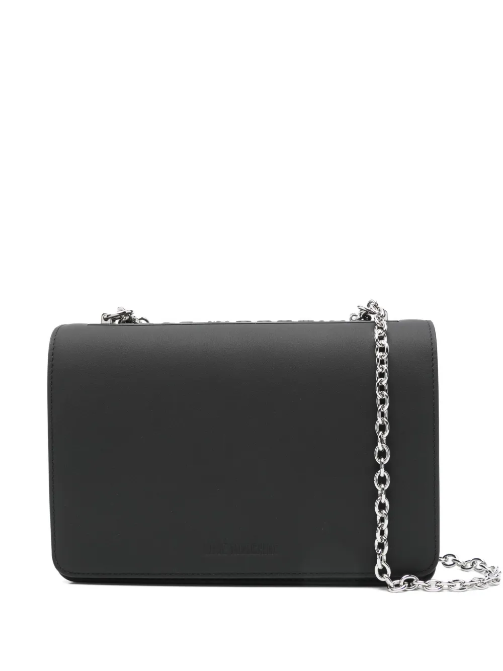 Love Moschino Schoudertas met logoplakkaat Zwart
