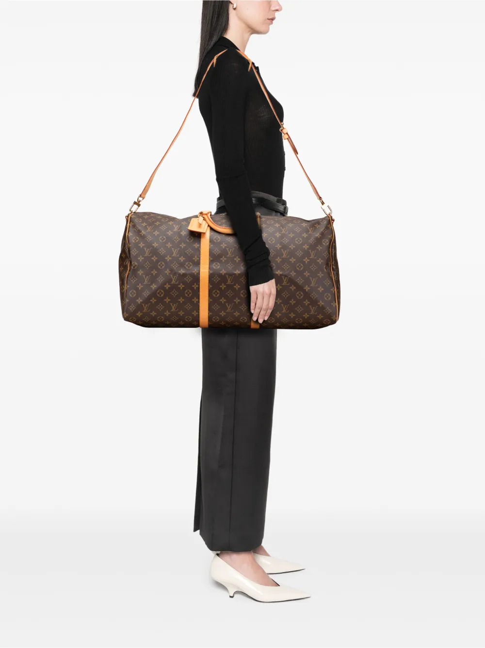 Louis Vuitton Pre-Owned 1995 Monogram Keepall Bandouliere 60 travel bag | Pre-Owned | Image 2