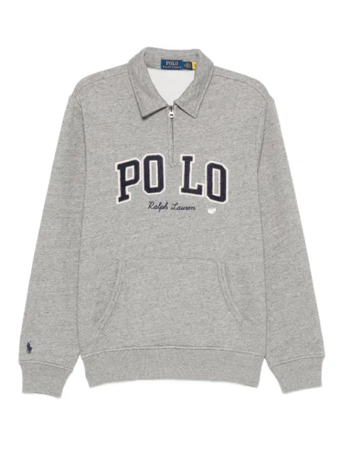 Polo Ralph Lauren polo-neck kangaroo-pocket sweatshirt