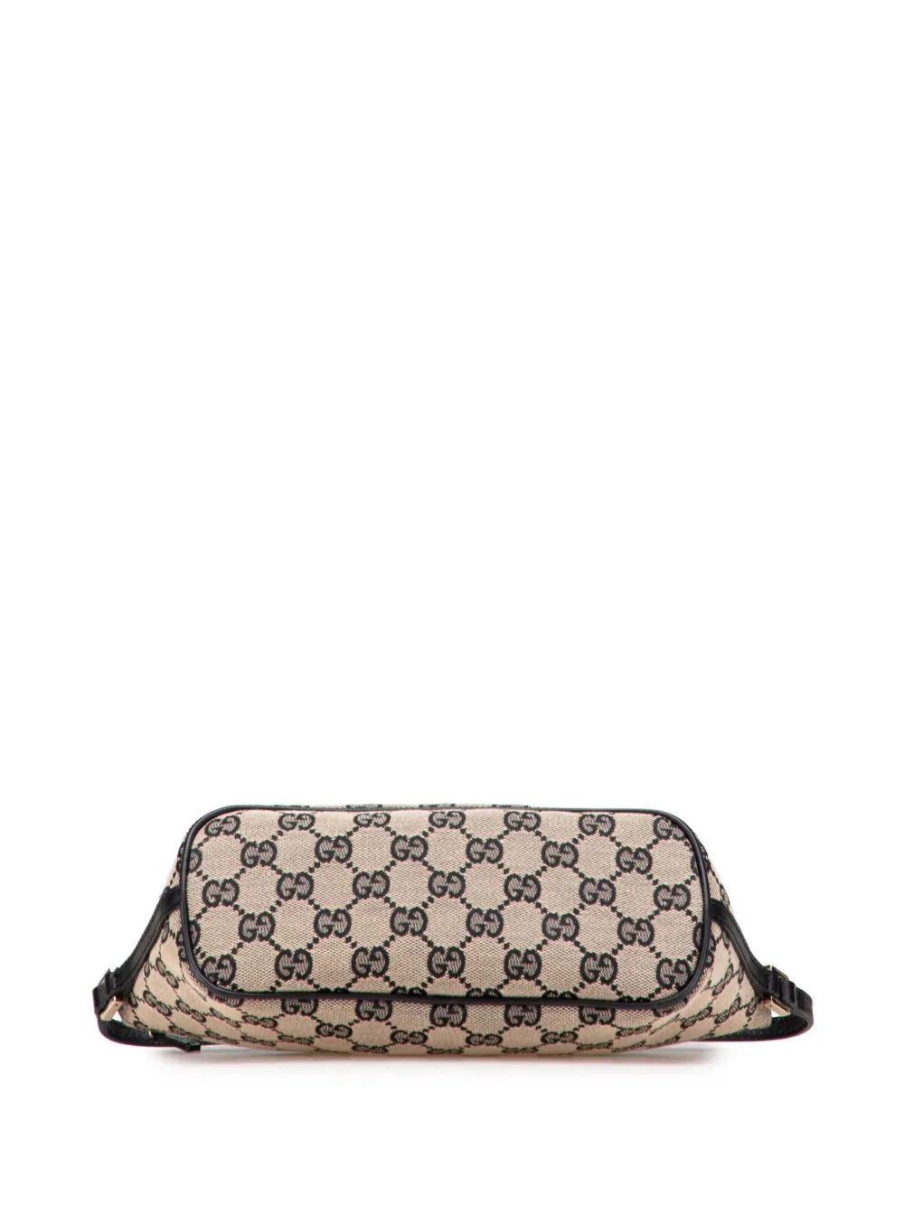 Pre-owned Gucci 2000-2015 Gg Canvas Boat Shoulder Bag In Brown