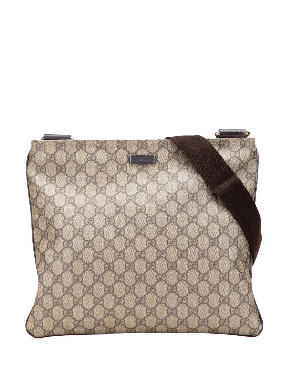 Gucci Pre-Owned 2000-2015 GG Supreme crossbody bag - ブラウン Gucci Pre-Owned 2000-2015 GG Supreme crossbody bag - ブラウン