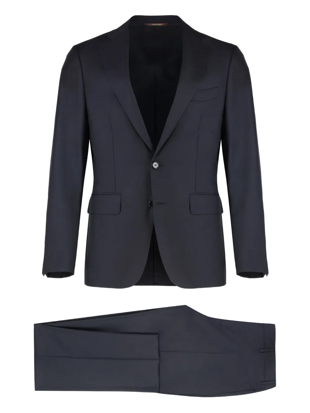 Canali two-piece wool suit Blauw