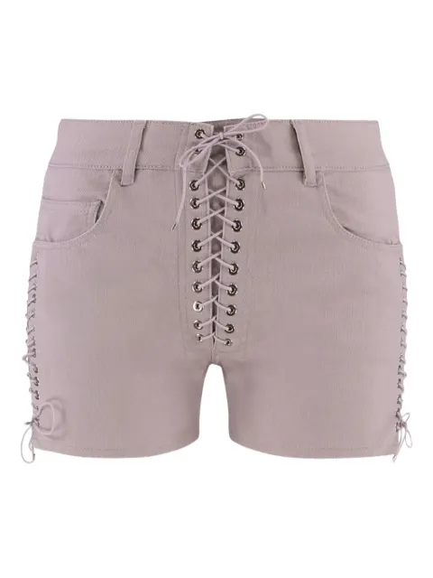 Ludovic de Saint Sernin lace-up cotton shorts