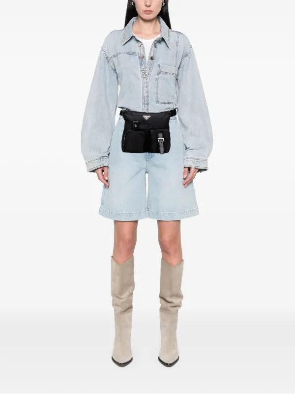 プラダ PRADA  ベルトバッグ テスート Prada Pre-Owned 2013-2025 テスート マルチポケット ベルト