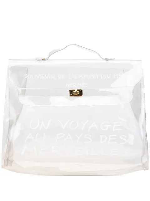 Hermès Pre-Owned 1997 비닐 수비니어 드 렉스포지시옹 켈리 핸드백