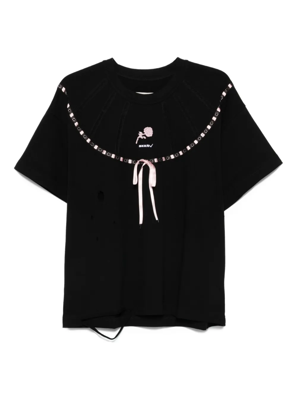 Altered Dreamwear embellished-bow T-shirt