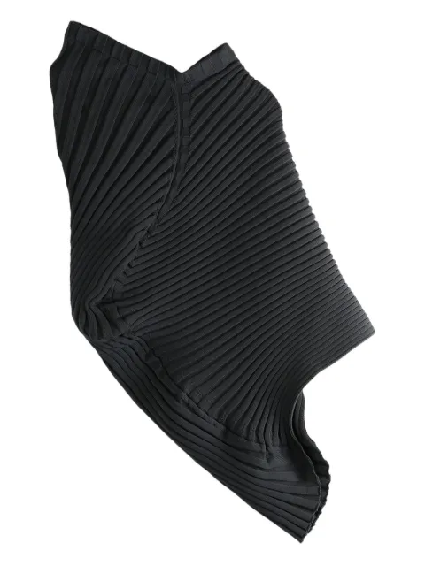 Issey Miyake pleated asymmetric skirt