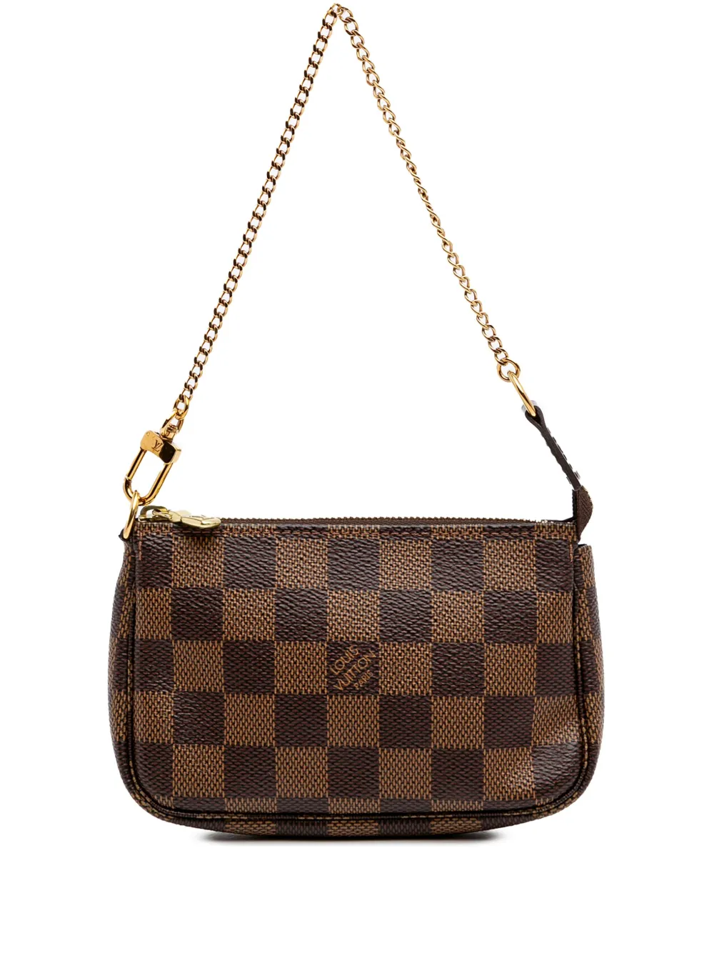 Louis Vuitton Pre-Owned 2020 Damier Ebene Mini Pochette Accessoires Louis Vuitton Pre-Owned 2020 Damier Ebene Mini Pochette Accessoires