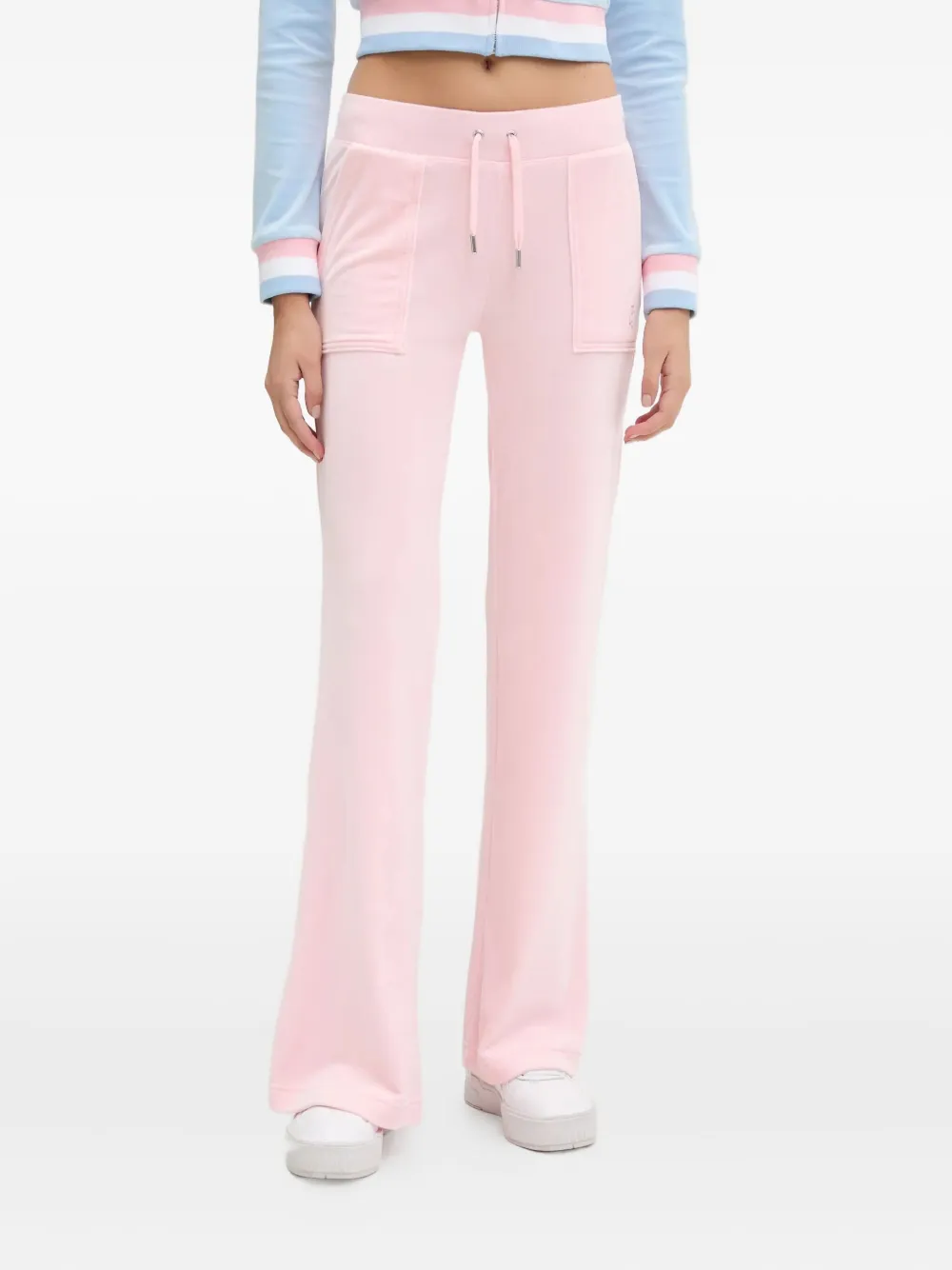 Juicy Couture Elastische broek met zakdetail Roze