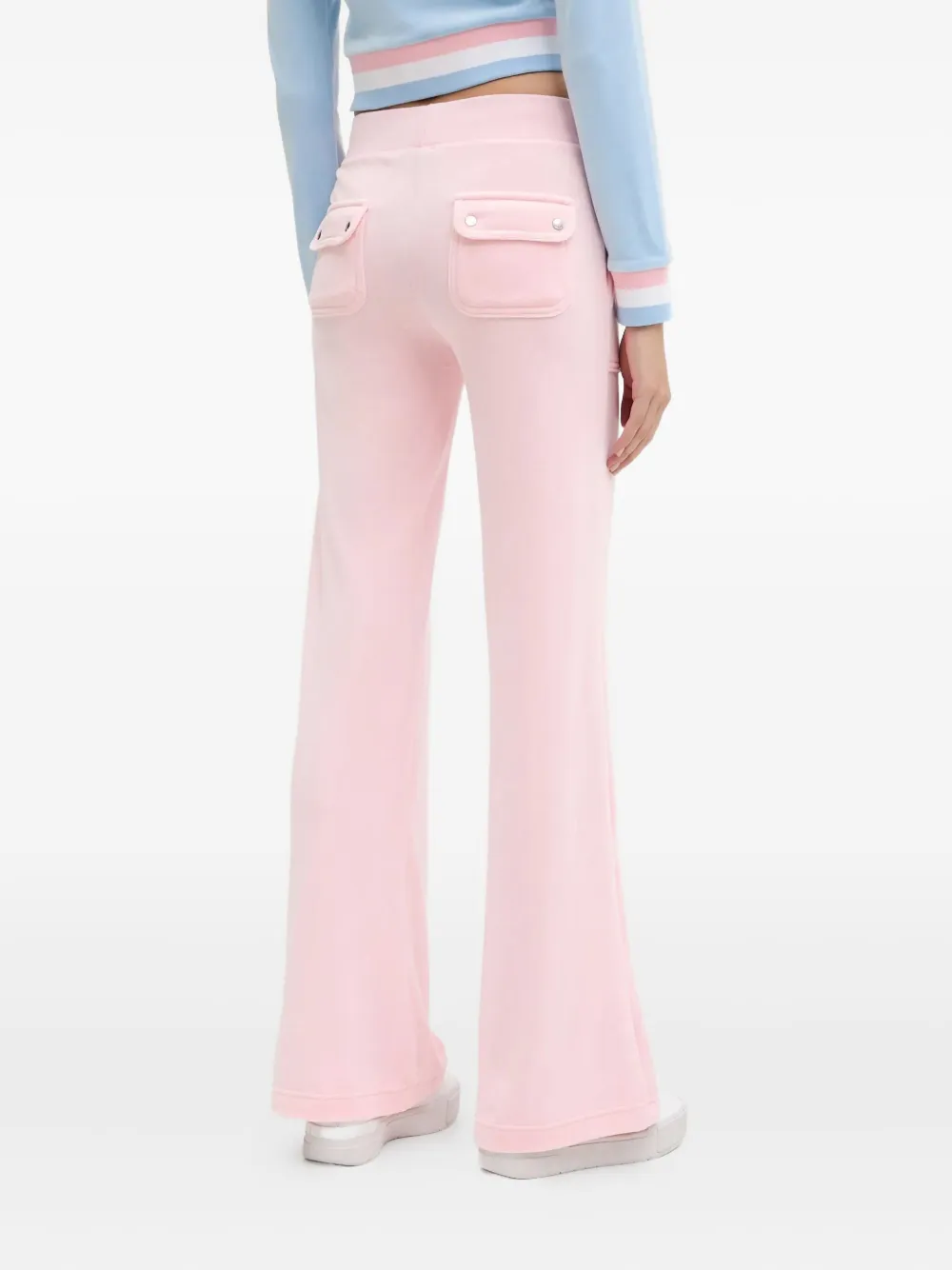 Juicy Couture Elastische broek met zakdetail Roze