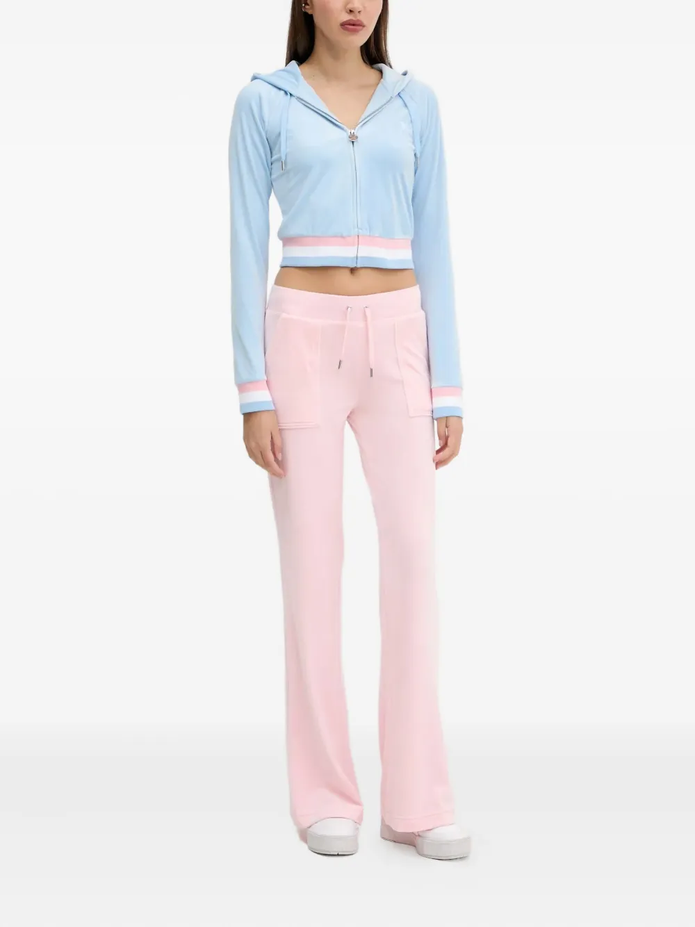 Juicy Couture Elastische broek met zakdetail - Roze