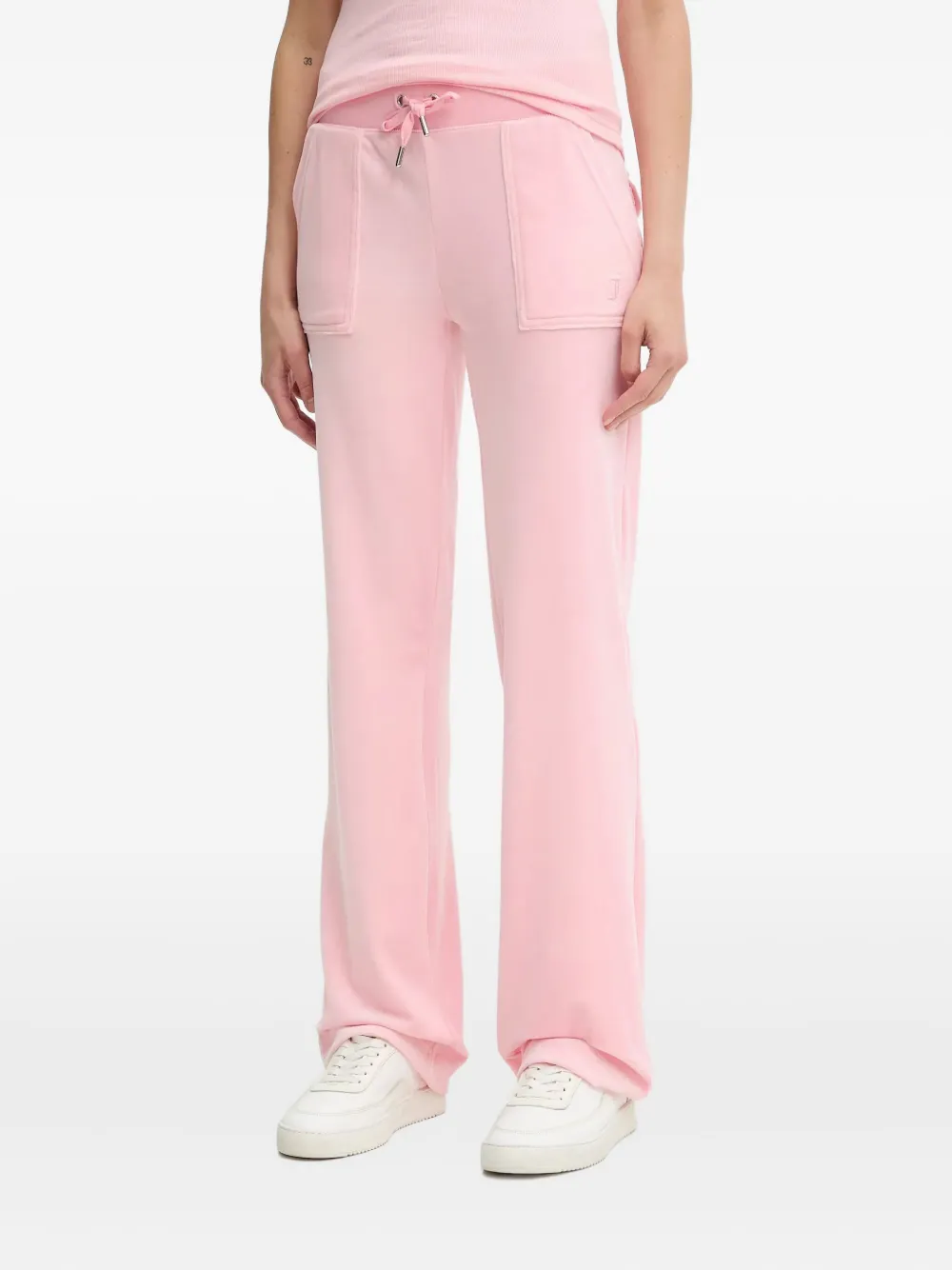 Juicy Couture Logo-embroidered Track Pants In Pink
