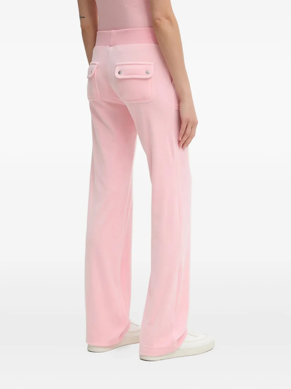 Juicy Couture Logo-embroidered Track Pants In Pink