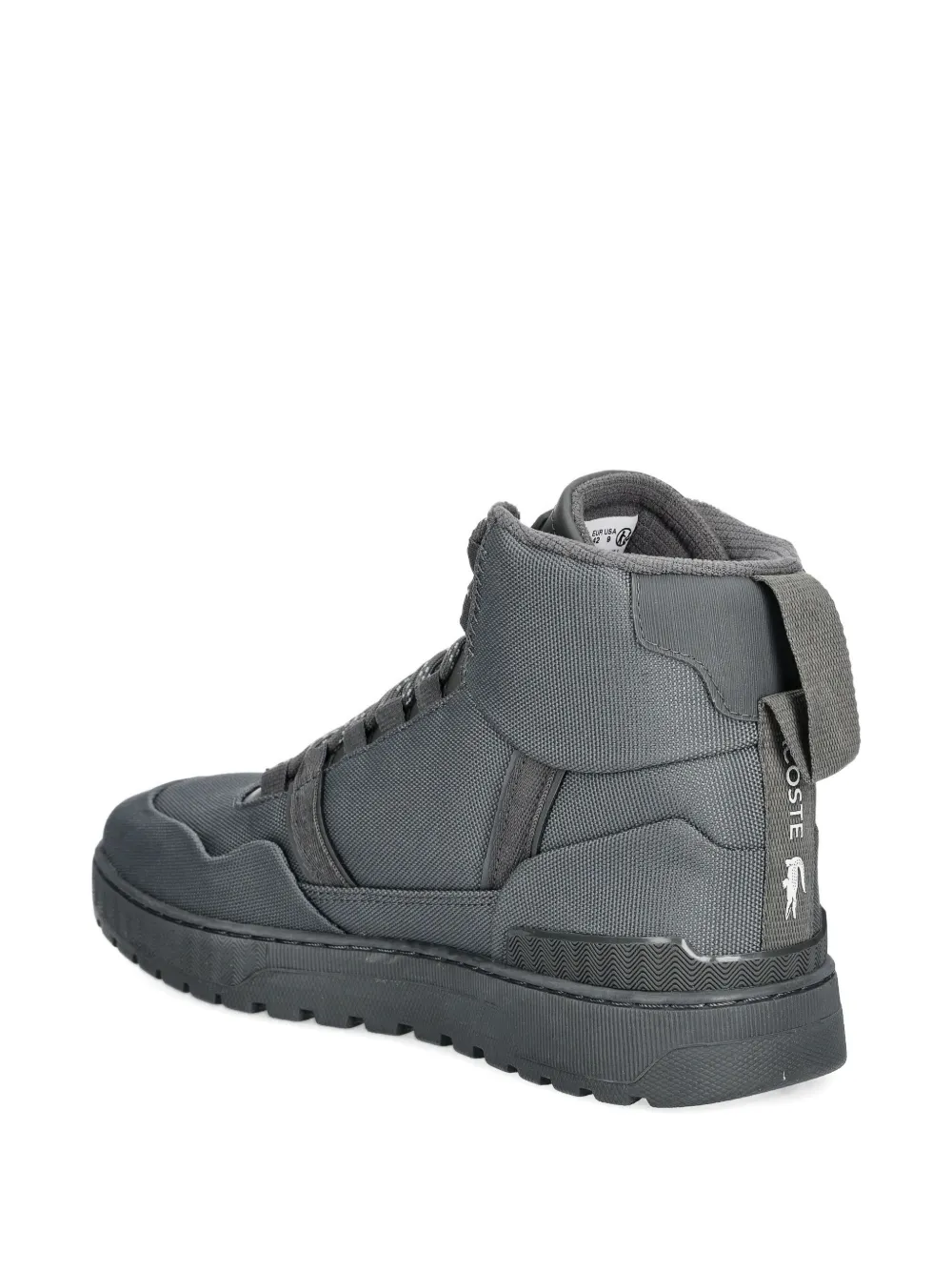 Lacoste high-top lace-up sneakers Grey