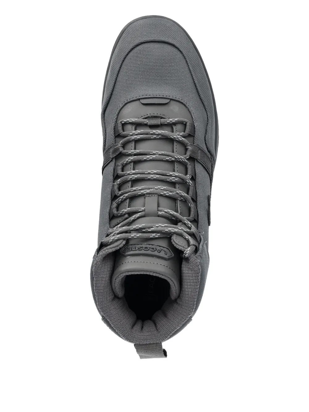 Lacoste high-top lace-up sneakers Grey