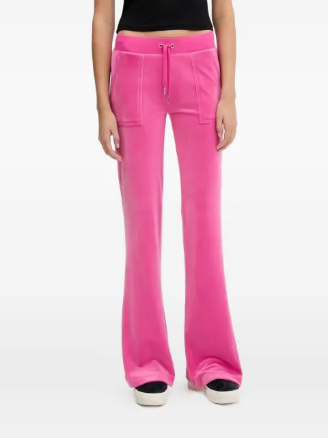 Juicy Couture flap-pocket drawstring trousers