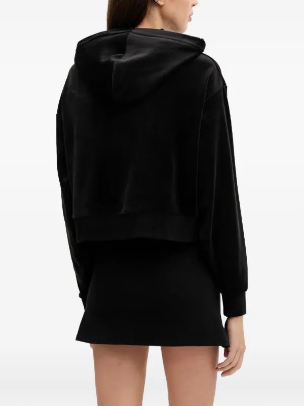 JUICY COUTURE 黒パイル地　セットアップ JUICY COUTURE 黒パイル地 セットアップ JUICY COUTURE 黒パイル