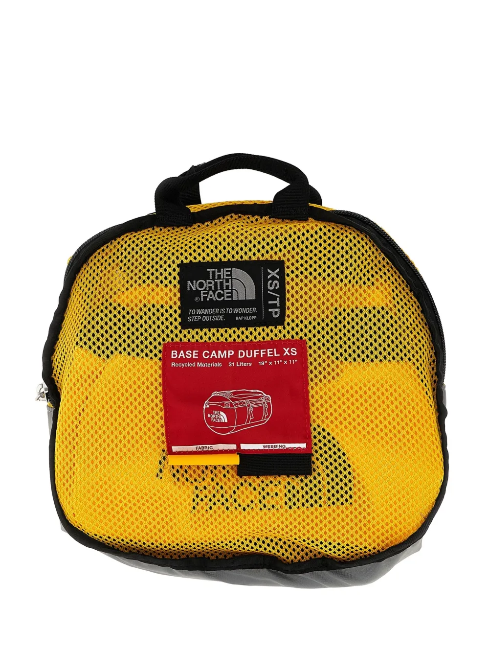 The North Face Base Camp D-zip Duffle Bag In Yellow