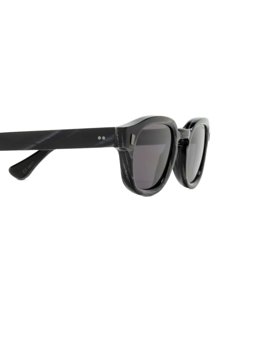 Cutler & Gross Zonnebril met rond montuur Zwart