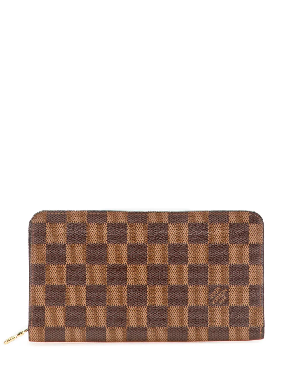 Louis Vuitton Pre-Owned 2002 Damier Ebene Zippy Wallet long wallets - Louis Vuitton Pre-Owned 2002 Damier Ebene Zippy Wallet long wallets -