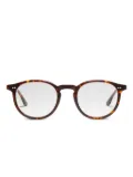 Peter & May Walk tortoiseshell-pattern round-frame glasses - Brown