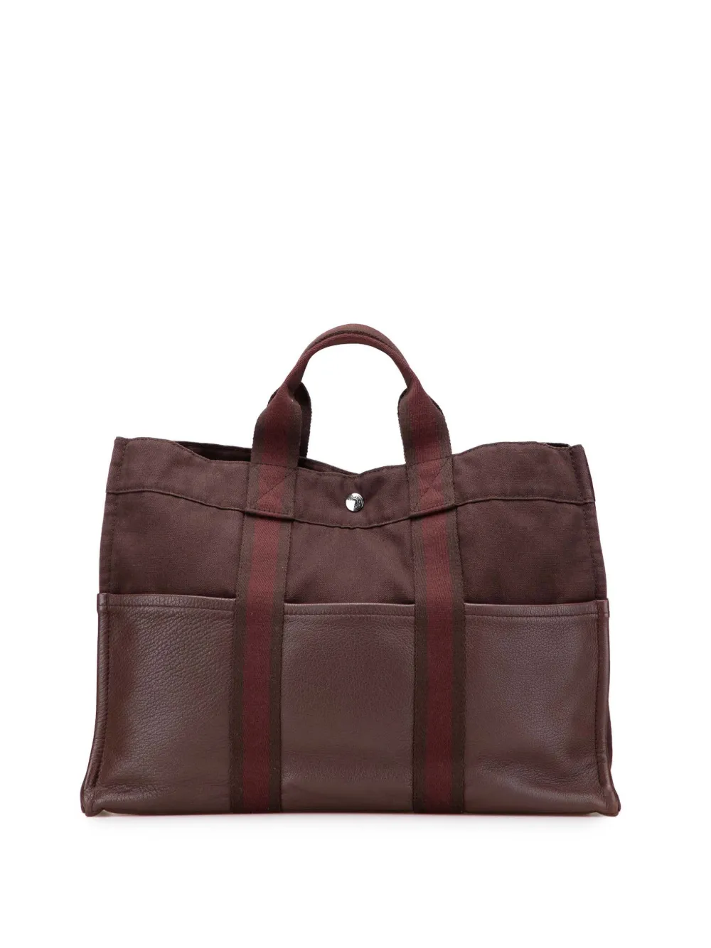 Hermès Pre-Owned 1990-2010 Canvas and Leather Fourre Tout MM tote bag Hermès Pre-Owned 1990-2010 Canvas and Leather Fourre Tout MM tote bag