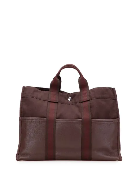 Hermès Pre-Owned 1990-2010 Canvas and Leather Fourre Tout MM tote bag