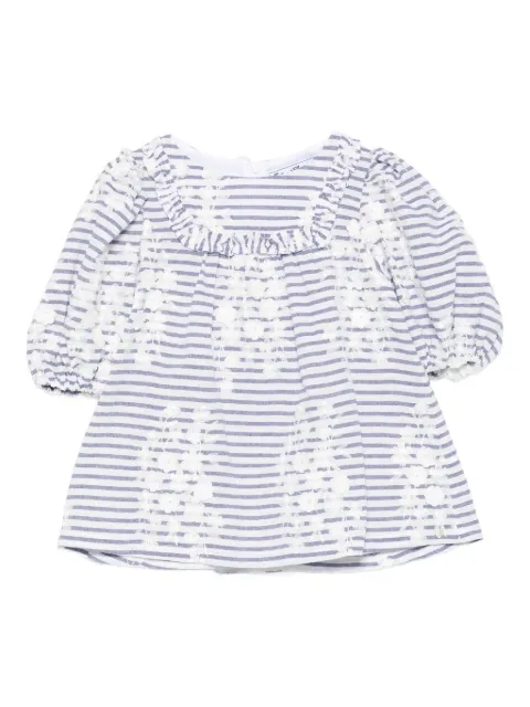 Tartine Et Chocolat striped embroidered blouse