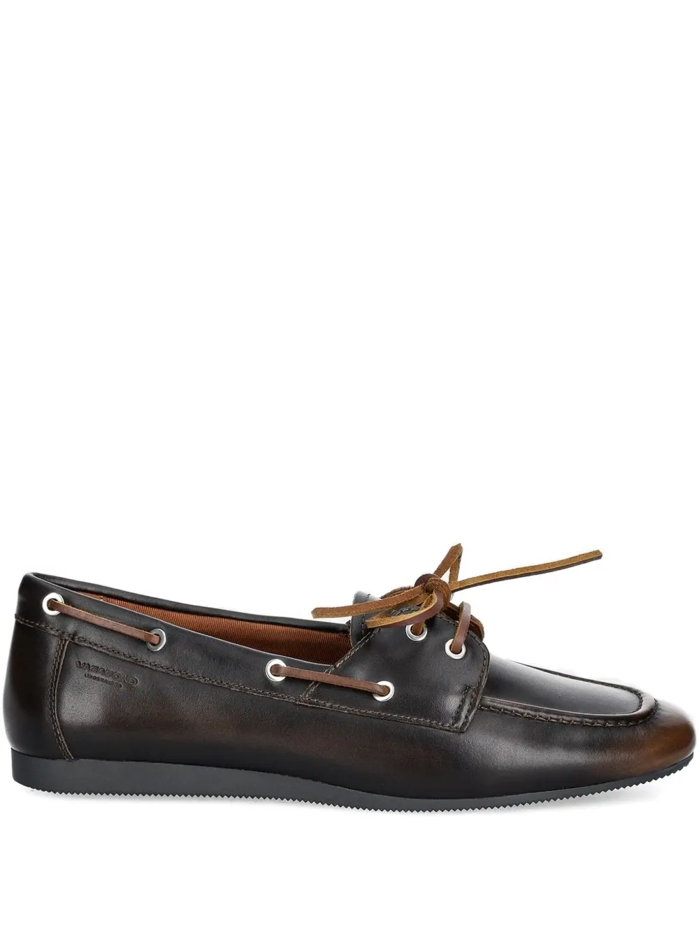 VAGABOND Hillary leather lace-up loafers | Brown | Image 1