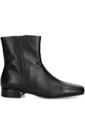VAGABOND 70mm Mona zip-detail square-toe boots - Black