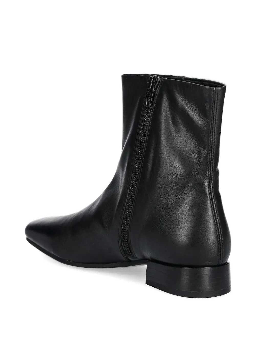 VAGABOND 70mm Mona zip-detail square-toe boots Black