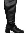 VAGABOND 50mm block-heel leather boots - Black