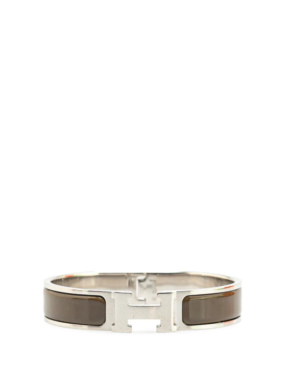 Hermès Pre-Owned 20th Century Narrow Enamel Clic H Bracelet PM costume Hermès Pre-Owned 20th Century Narrow Enamel Clic H Bracelet PM costume