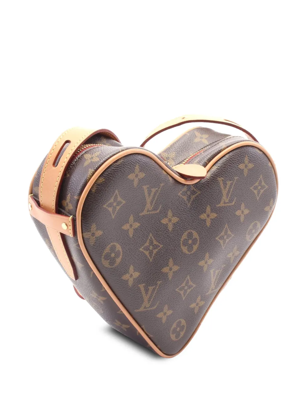 Pre-owned Louis Vuitton 2020 Monogram Game On Coeur Crossbody Bag In Brown