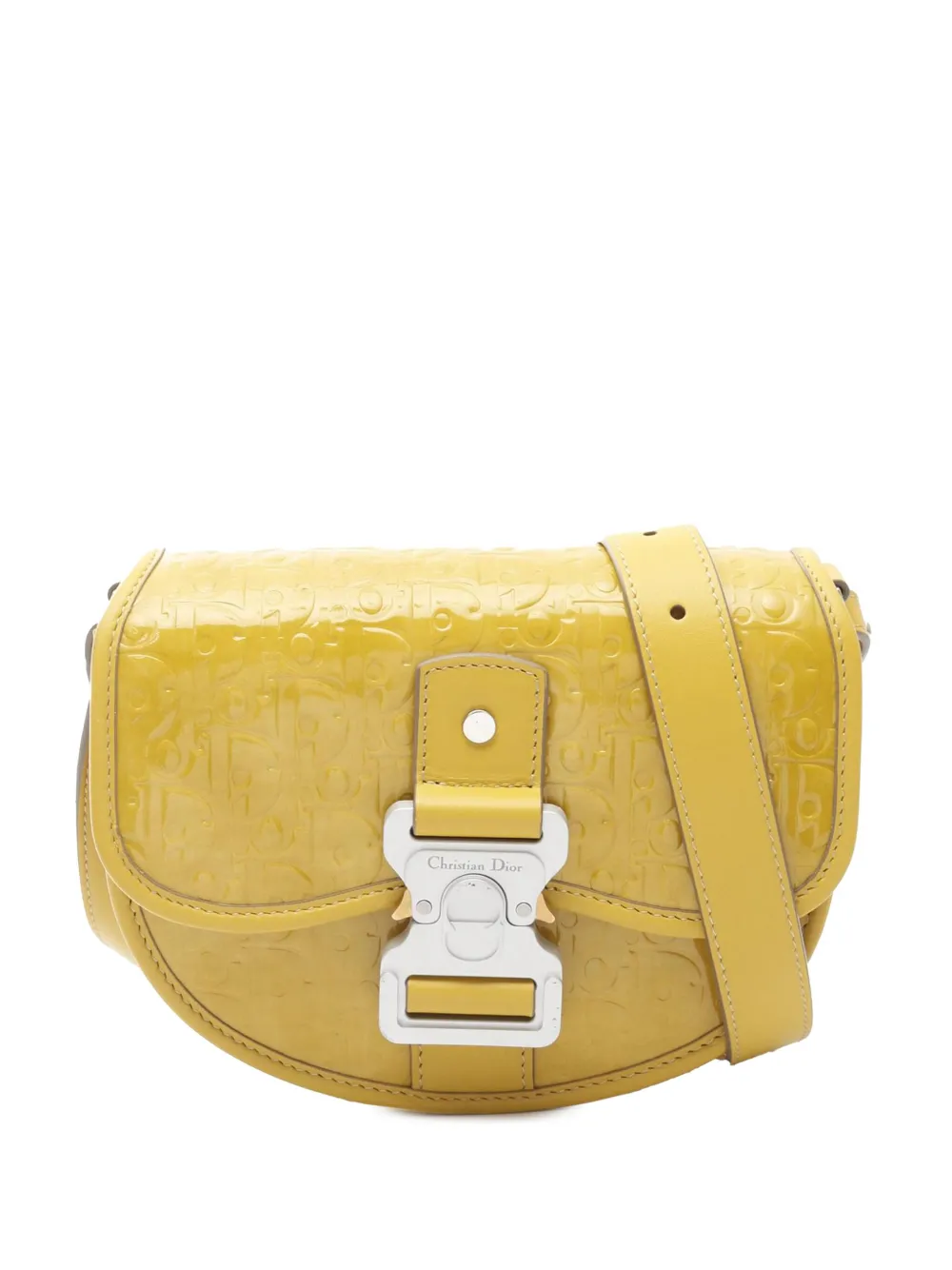 Christian Dior Pre-Owned 2022-2025 Mini Oblique Patent Gallop Christian Dior Pre-Owned 2022-2025 Mini Oblique Patent Gallop