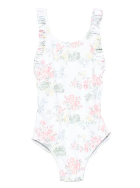 Tartine Et Chocolat floral-print ruffled swimsuit