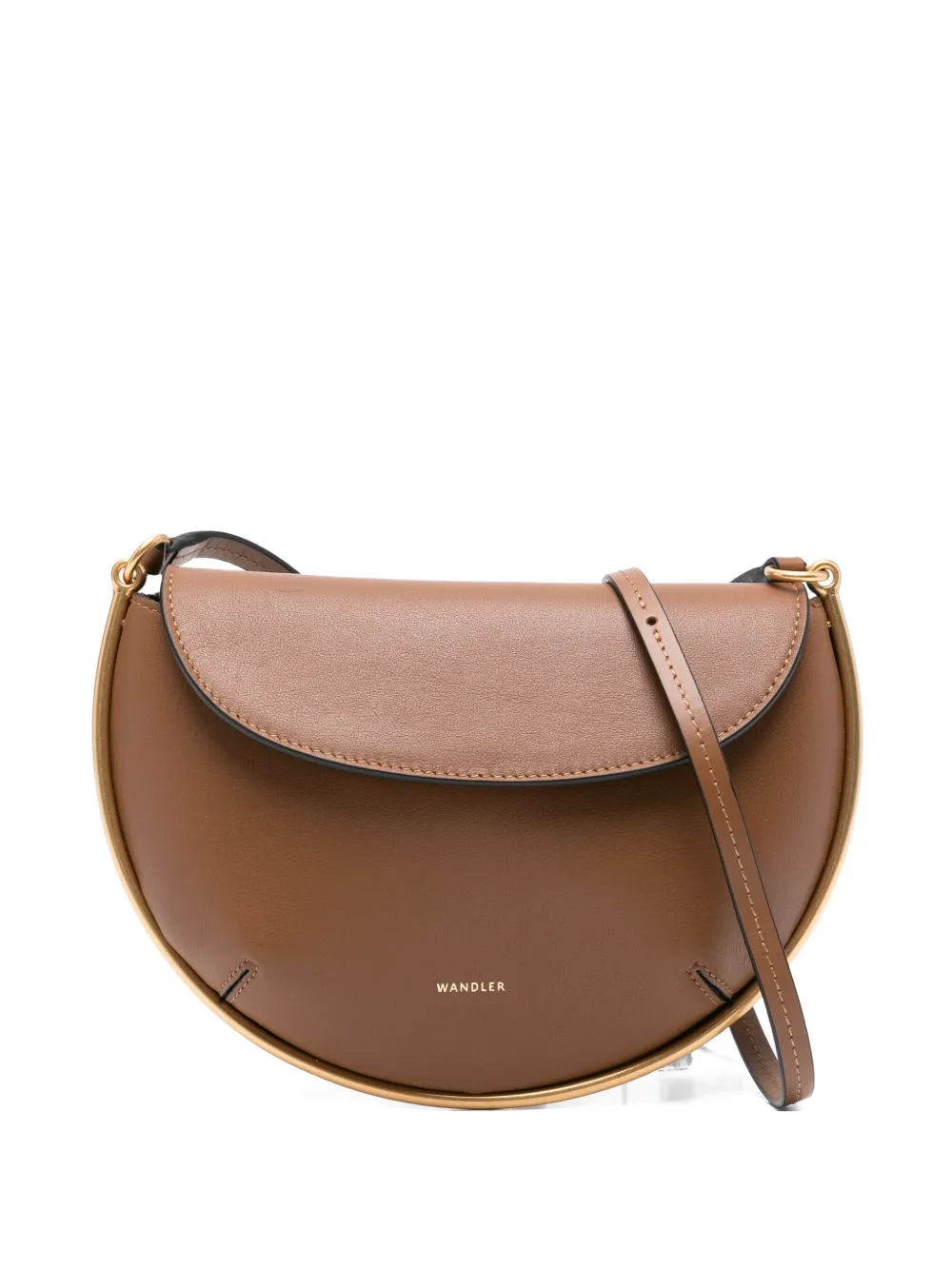 Wandler Mini Kate Crossbody Bag In Brown