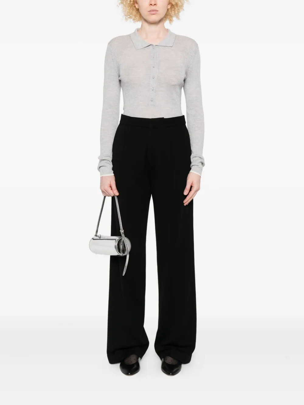 Forte Forte pleated-front trousers - Zwart